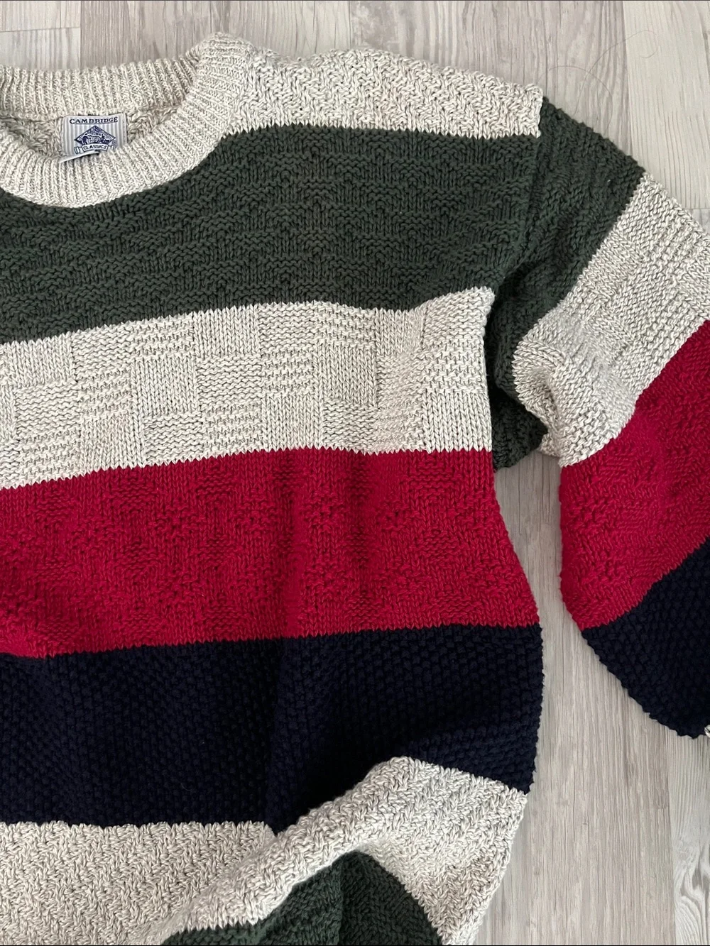 Cambridge Classics Striped Crewneck Sweater